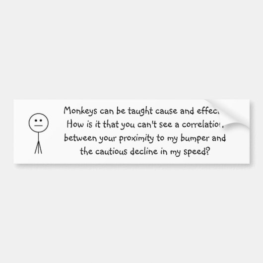 Anti-kleuring Bumpersticker (Voorkant)