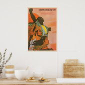 Anti-Koloniale Poster Steun de (Keuken)