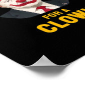 Anti-Kroon Voor Een Clown Poster (Hoek)
