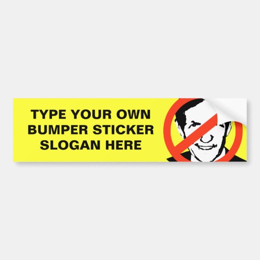 ANTI-KUCINICH: ANTI-Dennis Kucinich Bumpersticker (Voorkant)