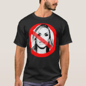 Anti Lara Trump stak zijn gezicht over T-shirt (Voorkant)