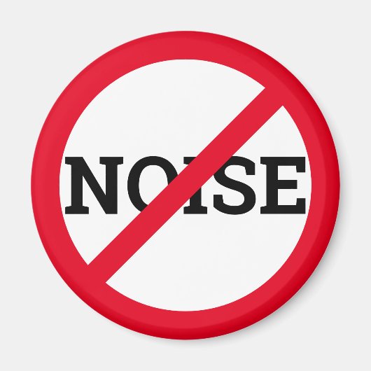 Anti Lawaai Magneet (Voorkant)