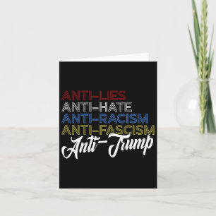 Anti leugens Anti haat Anti racisme Anti fascisme Kaart