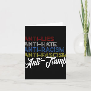 Anti leugens Anti haat Anti racisme Anti fascisme  Kaart