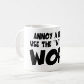 Anti-liberaal werk koffiemok (Voorkant links)