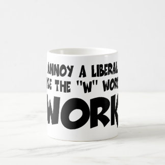 Anti-liberaal werk koffiemok