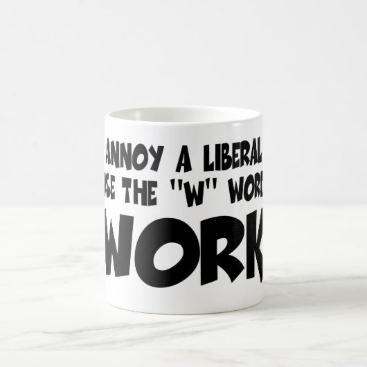 Anti-liberaal werk koffiemok (Center)