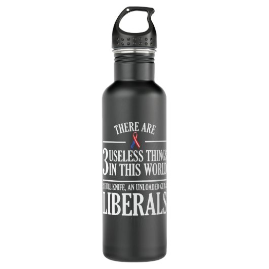 Anti Liberal Useless Liberals, Liberal Tears.png Waterfles (Voorkant)