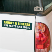 Anti-liberale Bumpersticker (Op Truck)