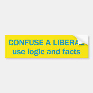 Anti-liberale bumpersticker