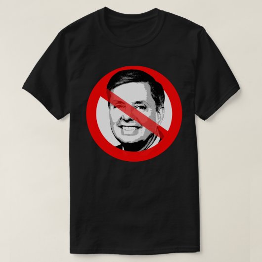 Anti Lindsey Graham stak zijn gezicht uit T-shirt (Design voorkant)