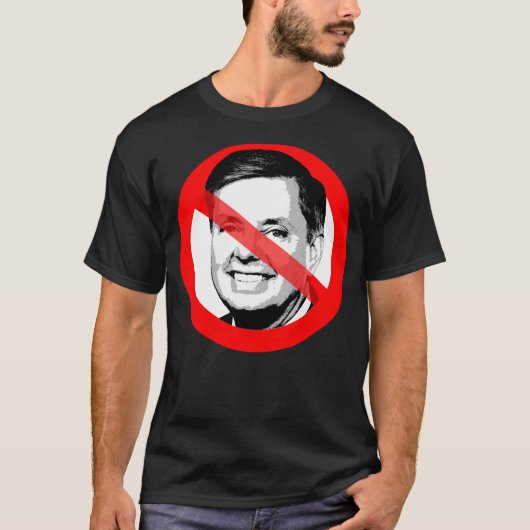 Anti Lindsey Graham stak zijn gezicht uit T-shirt (Voorkant)