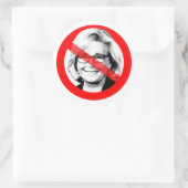 Anti Liz Cheney stak zijn gezicht over Ronde Sticker (Tas)