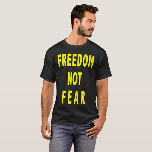 Anti Lockdown Protest T-shirt (Voorkant volledig)