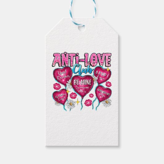 Anti Love Club Cadeaulabel (Voorkant)