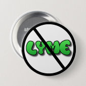 Anti-Lyme-ziekteknop Ronde Button 7,6 Cm (Voorkant /achterkant)