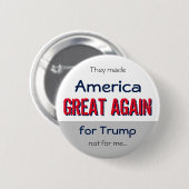 Anti-maak Amerika weer geweldig - aangepaste verkl Ronde Button 5,7 Cm (Voorkant /achterkant)