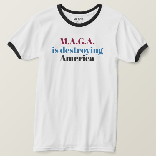 Anti-MAGA T-shirt (Design voorkant)