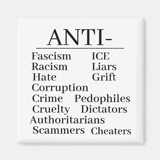 Anti- Magnet (Voorkant)