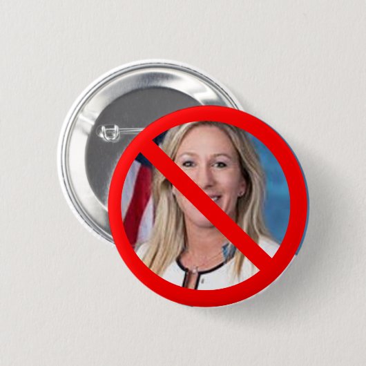 Anti Marjorie Taylor Greene Button (Voorkant /achterkant)
