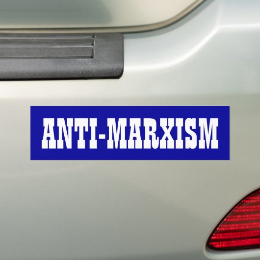 Anti-Marxisme Bumpersticker (Op auto)