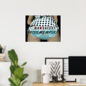 Anti-masker- en vaccinatiemandaten - Defiant beric Poster (Thuiskantoor)