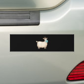 Anti-maskergeit met een gezichtsmaskerkunst bumpersticker (Op auto)