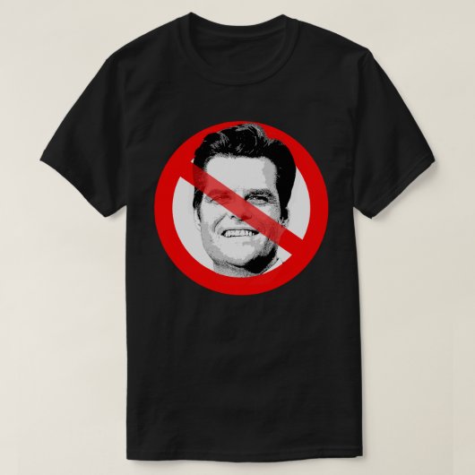 Anti Matt Gaetz doorgestreept gezicht T-shirt (Design voorkant)