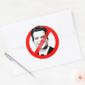 Anti Matt Gaetz Ronde Sticker (Envelop)
