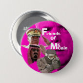 Anti-McCain Button... Ronde Button 7,6 Cm (Voorkant /achterkant)