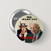 Anti-McCain/oom Sam Button (Voorkant /achterkant)
