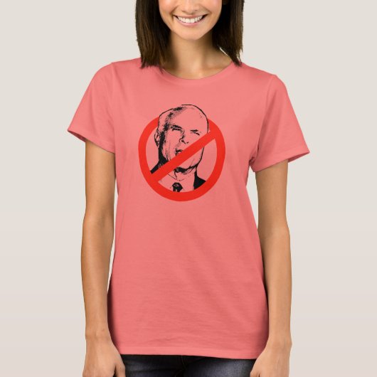 Anti-McCain T-shirt (Voorkant)
