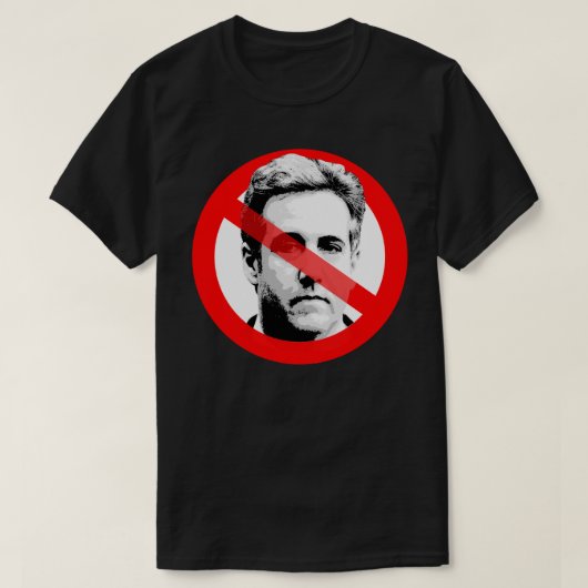 Anti Michael Cohen stak zijn gezicht over T-shirt (Design voorkant)