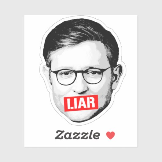 Anti Mike Johnson Liar Sticker (Vel)