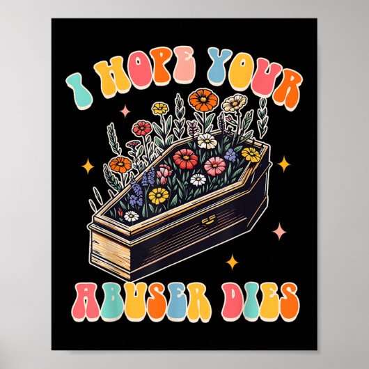 Anti misbruik Kindermishandeling Bewustzijn Ik hoo Poster (Voorkant)