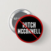 Anti Mitch McConnell Ronde Button 5,7 Cm (Voorkant /achterkant)