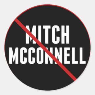 Anti Mitch McConnell Ronde Sticker