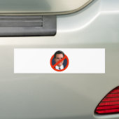ANTI MITT PIC BUMPERSTICKER (Op auto)