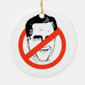 ANTI-MITT ROMNEY KERAMISCH ORNAMENT (Achterkant)