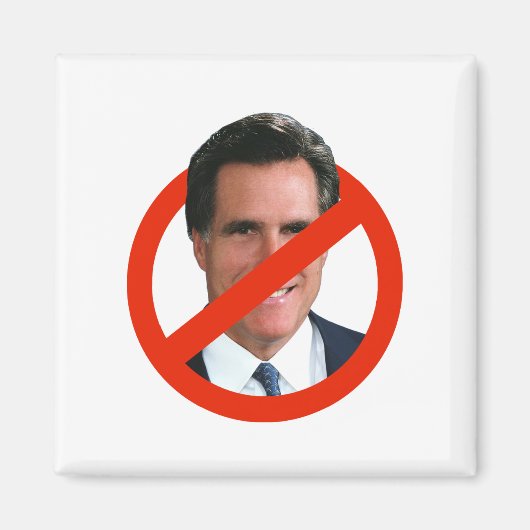 ANTI MITT ROMNEY MAGNEET (Voorkant)