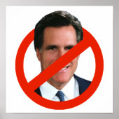 ANTI MITT ROMNEY POSTER (Voorkant)