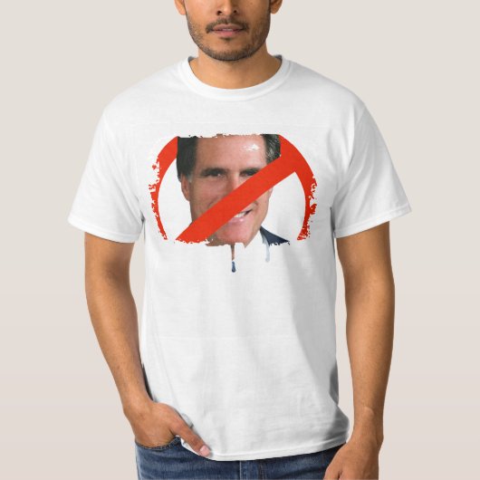 ANTI MITT ROMNEY T-SHIRT (Voorkant)