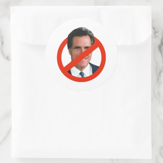 ANTI MITT TRANSPARANT RONDE STICKER (Tas)