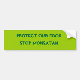 Anti Monsanto Bumpersticker