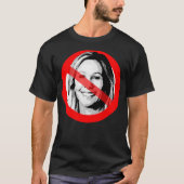 Anti MTG doorgestreept gezicht T-shirt (Voorkant)