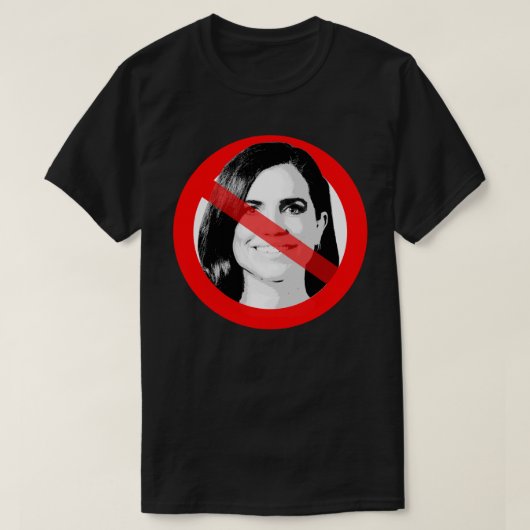 Anti Nancy Mace doorgestreept gezicht T-shirt (Design voorkant)