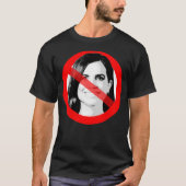 Anti Nancy Mace doorgestreept gezicht T-shirt (Voorkant)
