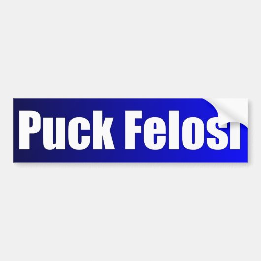 Anti Nancy Pelosi - Puck Felosi Bumpersticker (Voorkant)