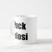 Anti Nancy Pelosi - Puck Felosi Koffiemok (Voorkant links)