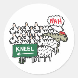 Anti-neeling Ronde Sticker